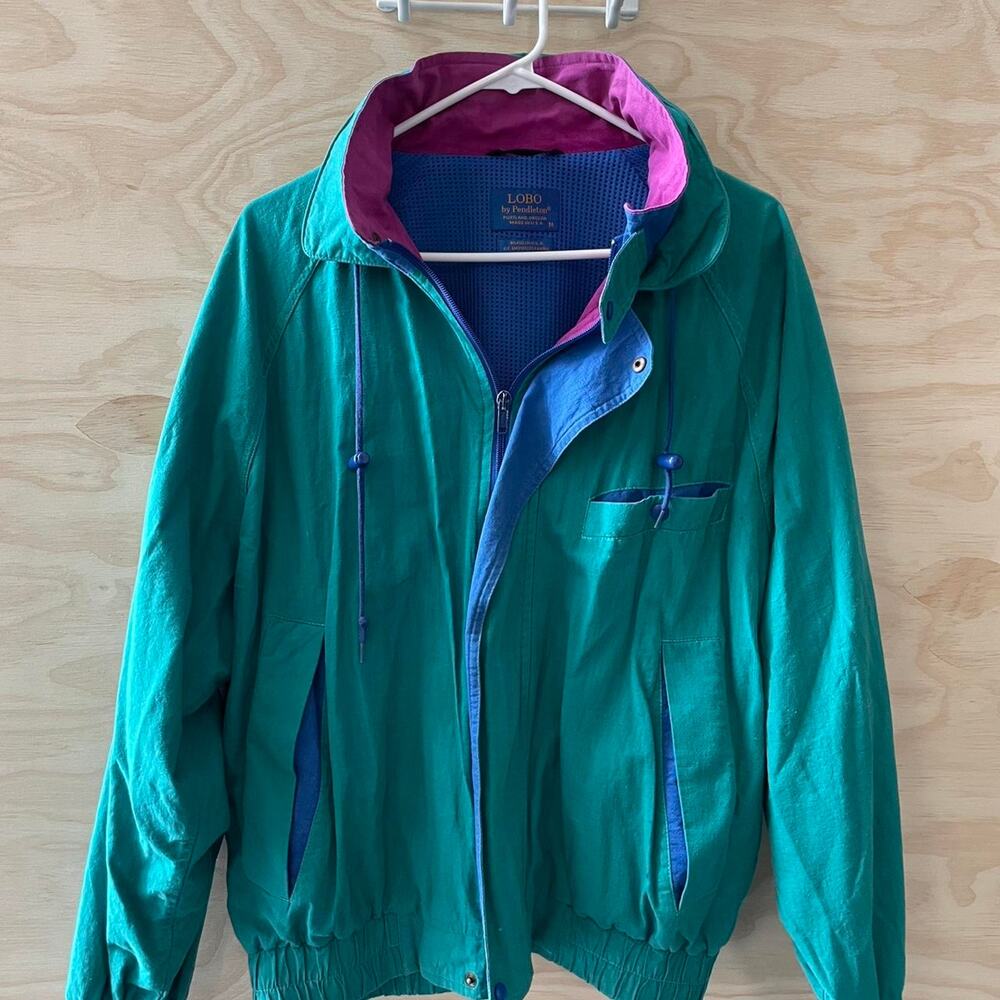 Vintage lobo by pendleton windbreaker